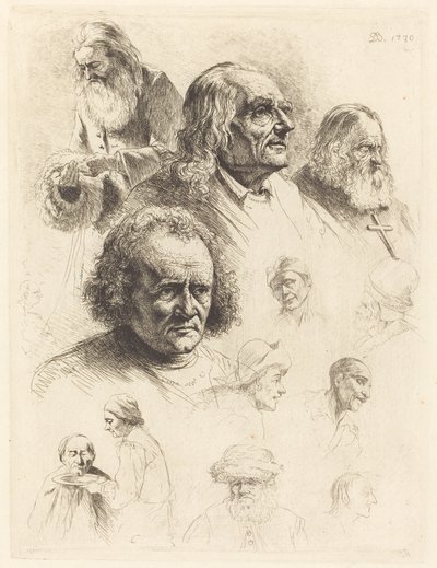 Kafaların On Üç Çalışması by Jean Jacques de Boissieu