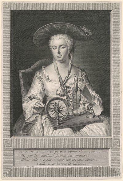 Madam Arlon İplik İpek by Jean Joseph Balechou, after Jacques Andre Joseph Camelot Aved