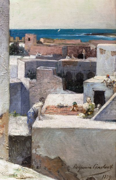 Teraslarda akşam (Fas) by Jean Joseph Benjamin Constant