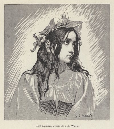 Ofelia (lito) by Jean Joseph Weerts