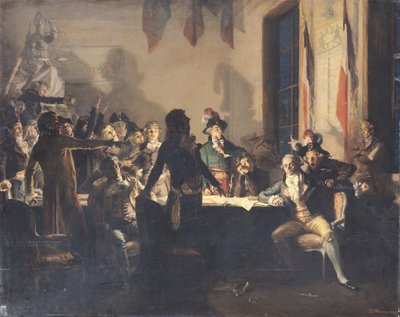 8. ve 9. Thermidor Gecesi, 27-28 Temmuz 1794 by Jean Joseph Weerts