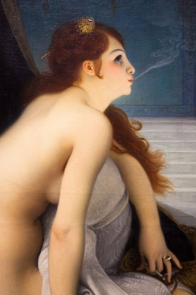 Beyaz köle (detay) by Jean Jules Antoine Lecomte du Nouy