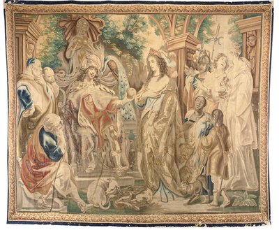 Altılı setten Brüksel goblen, c.1650 (yün ve ipek) by Jean Le and Eggermans Daniel II Clerc