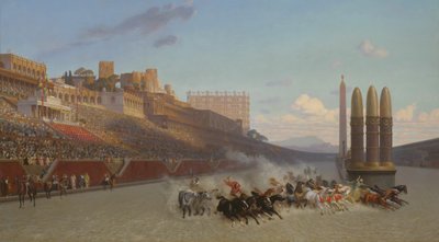 Araba Yarışı, 1876. by Jean Leon Gerome