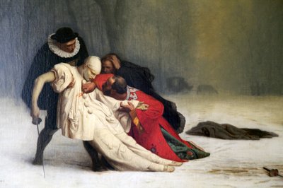 'Maskeli Balodan Sonra Düello', 1857 by Jean Leon Gerome