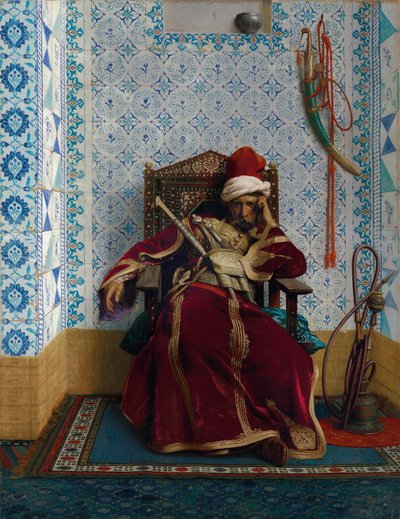 Markos Votsaris, 1874. by Jean Leon Gerome
