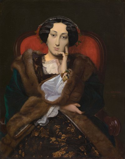 Bir Kadının Portresi by Jean Leon Gerome