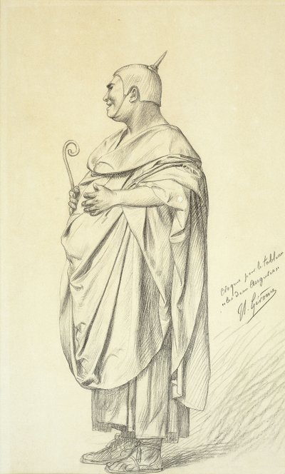 İki Augurs için Çalışma, by Jean Leon Gerome