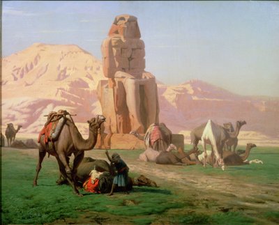 Memnon Heykeli, 1857 by Jean Leon Gerome