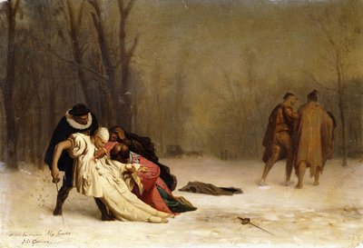 Balodan Sonra Düello by Jean Leon Gerome