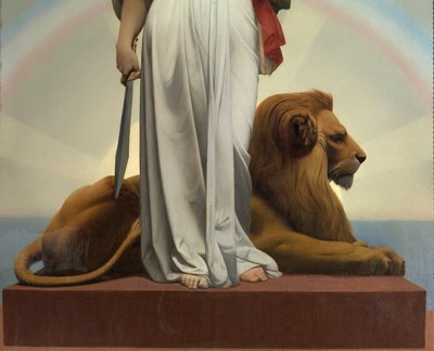 Cumhuriyet Gerome Jean Leon (1824 - 1904) (alegori - 1848); Mairie des Lilas by Jean Leon Gerome