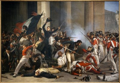 Louvre'un 29 Temmuz'da ele geçirilmesi by Jean Louis Bezard