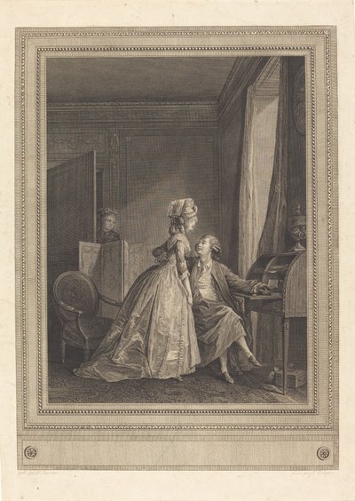 Cazip teklifler by Jean Louis Delignon after Nicolas Lavreince