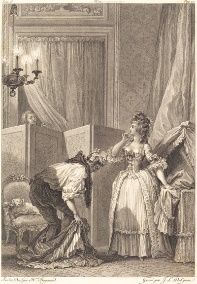 dayak ve içerik cuckold by Jean Louis Delignon and Antoine Jean Duclos after Jean Honoré Fragonard
