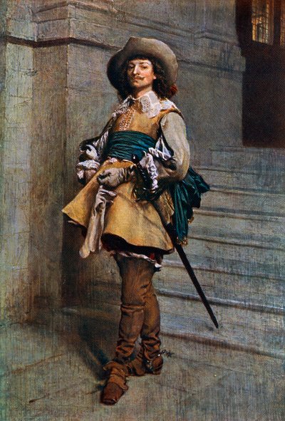 Bir Cavalier: Louis XIII, 1861, 1912 zamanı. by Jean Louis Ernest Meissonier