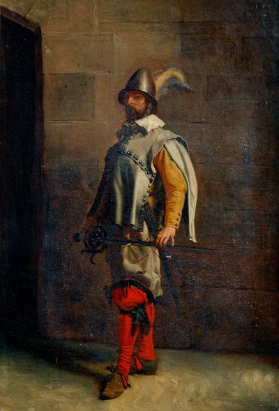 Bir Huguenot, 19. yüzyıl. by Jean Louis Ernest Meissonier
