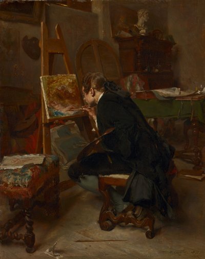 Bir Ressam, 1855 by Jean Louis Ernest Meissonier