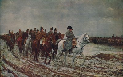 1814, 1864, c1915 Fransız Seferi sırasında Napolyon by Jean Louis Ernest Meissonier
