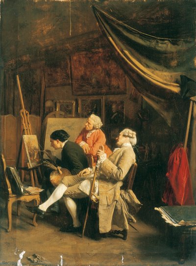 Amatör Ressamlar by Jean Louis Ernest Meissonier
