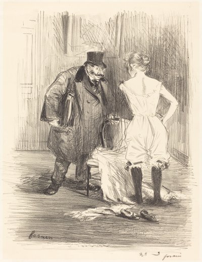 bir Nöbet by Jean Louis Forain
