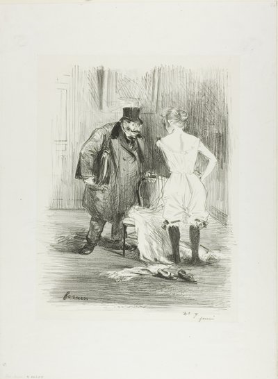 bir Nöbet by Jean Louis Forain