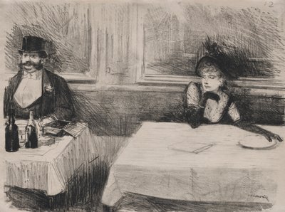 Restoranda by Jean Louis Forain