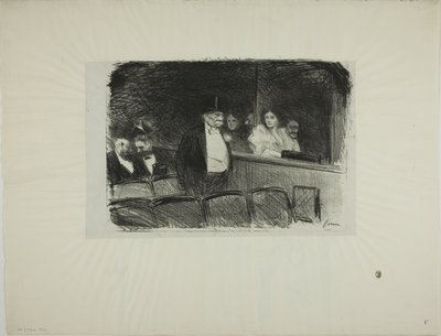 Tiyatroda by Jean Louis Forain