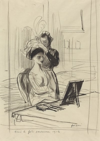 Pers bayramından önce by Jean Louis Forain