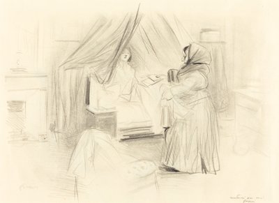 Kahvaltı (yatay plaka) by Jean Louis Forain