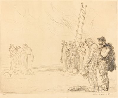 Calvary (ikinci plaka) by Jean Louis Forain
