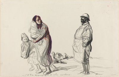 Ambulansın yakını çok tehlikeli by Jean Louis Forain