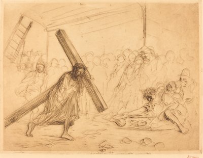 Haç Taşıyan İsa (dördüncü levha) by Jean Louis Forain
