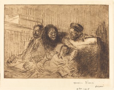 Duruşmada Kanıt (ikinci plaka) by Jean Louis Forain