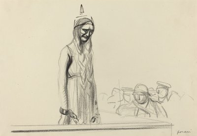 Almanya Hakimler huzurunda, c. 19141919. by Jean Louis Forain
