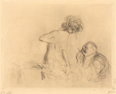 Özel Odada (birinci plaka) by Jean Louis Forain