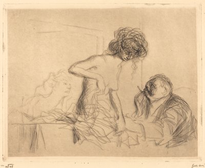 Özel Odada (birinci plaka) by Jean Louis Forain