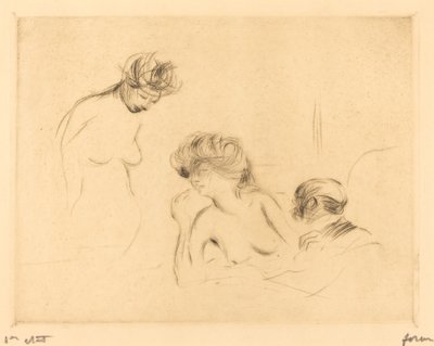 Özel Odada (üçüncü plaka) by Jean Louis Forain