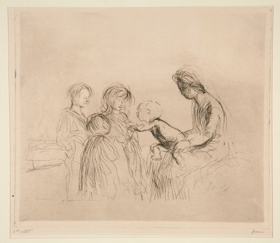 Madonna ve Çocuklar by Jean Louis Forain
