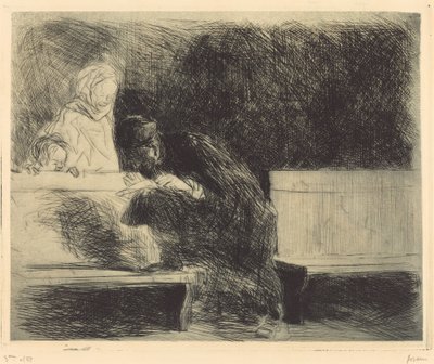 Avukat Bir Brifingden Geçiyor by Jean Louis Forain