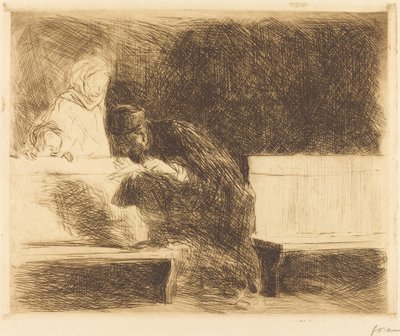 Avukat Bir Brifingden Geçiyor by Jean Louis Forain