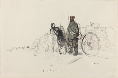 boche kıvrımı by Jean Louis Forain