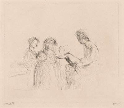 Madonna ve Çocuklar by Jean Louis Forain