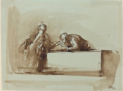 Adalet Adamları, 1921. by Jean Louis Forain