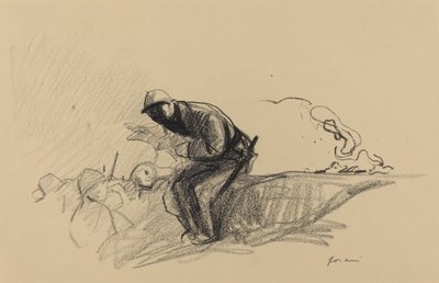 Siperlerdeki Haberler, c. 19141919. by Jean Louis Forain
