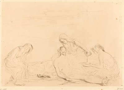Pieta (üçüncü tabak) by Jean Louis Forain
