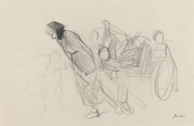 Mülteciler, c. 19141919. by Jean Louis Forain