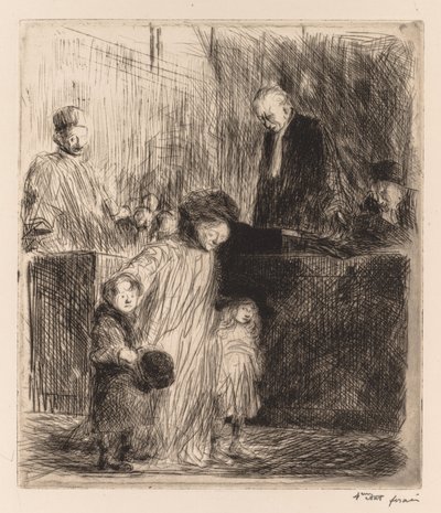 Duruşmadan Ayrılmak by Jean Louis Forain