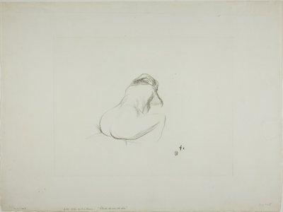 Çıplak Bir Kadının Arkadan İncelenmesi by Jean Louis Forain