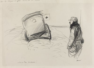 Ateş Hattında, c. 19141919. by Jean Louis Forain