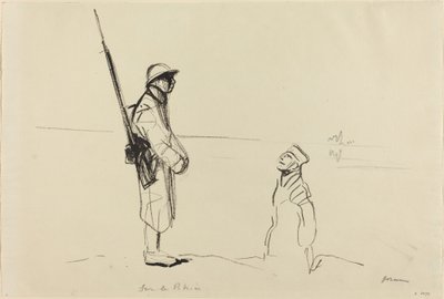 Ren Nehri üzerinde, c. 19141919. by Jean Louis Forain